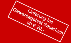 Pizza-Lieferung ins Gewerbegebiet Sauerlach 